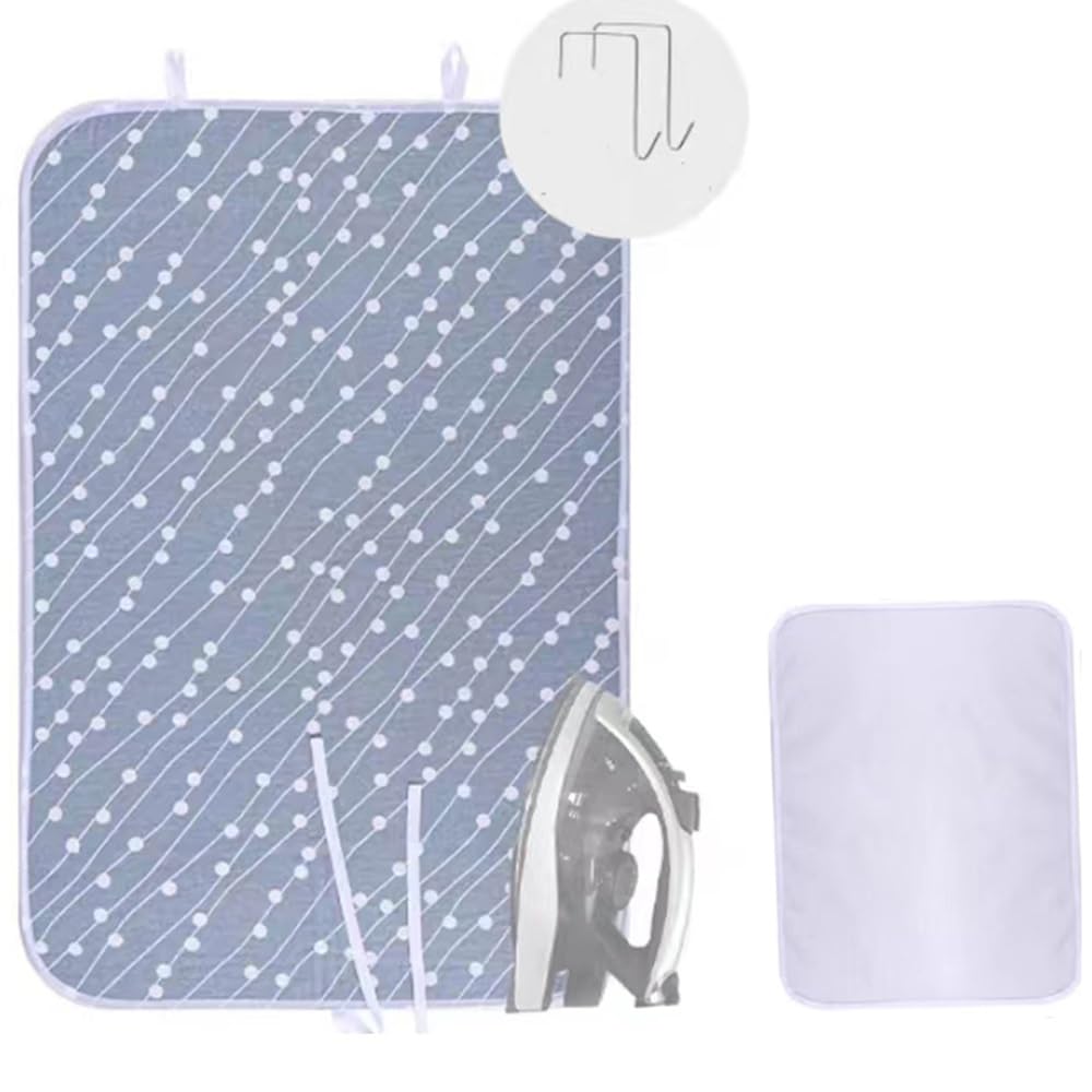 KFGISD, Heat Resistant Ironing Board Alternative Cover, Iron Pad Covers For Dryer, Table Top ,Ironing Board Covers(24x 35inch(90x60cm))