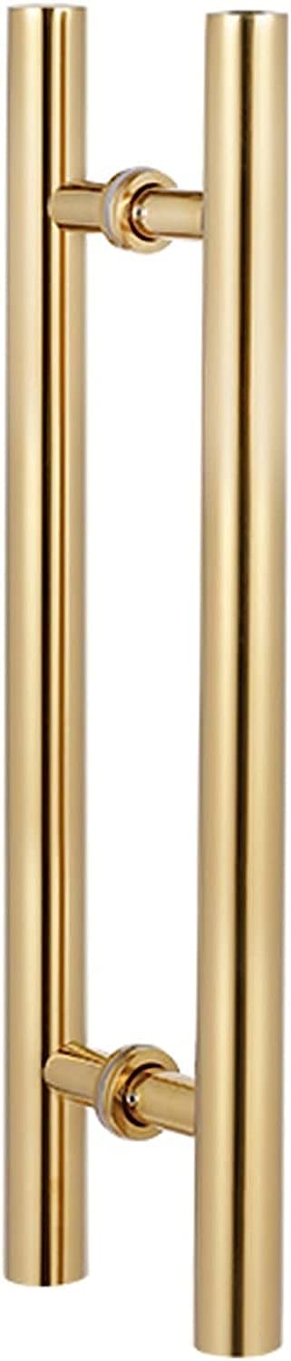 Bhgfyxbs D Oor Handle Interior Exterior Oor Pull Push Handle, Stainless Steel Sliding Brushe Barn Oor Handle, Contemporary Entry Oor Handle For Front Oor/Wooden Oors/Silver/1,-80Cm/31.5In