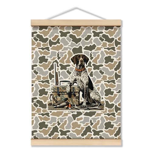 Imprimé animal sauvage poster braque allemand encadré