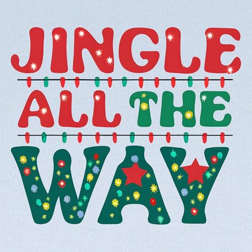 CafePress Jingle All The Way Festive Christmas T Shirt Baby Blanket, Super Soft Newborn Swaddle2