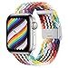 Produktbild VeveXiao Nylon Armband Kompatibel mit Apple Watch SE-Band 42mm 44mm Damen Herren, verstellbares geflochtenes Solo Loop elastisches Sportarmband für iWatch Serie 6/5/4/3/2/1 (Pride Edition, 42/44mm)