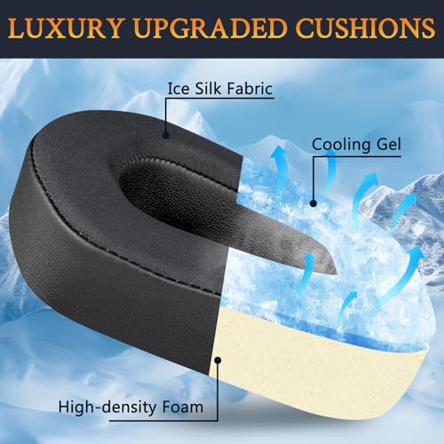 Coussinets pour casque Logitech G733 G535 G335 en mousse de refroidissement durable - 4