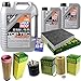 Produktbild Filter Set Inspektionspaket 7 Liter Liqui Moly Motoröl Top Tec 4200 5W-30 MANN-FILTER Innenraumfilter Kraftstofffilter Luftfilter Ölfilter