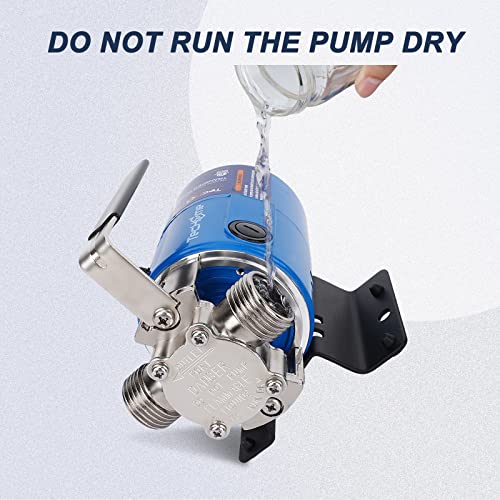 Image of Pump with Hose, 115V 1 /10HP 330GPH Power Water Pump Transfer Drain Pump, with Suction Hose Kit.