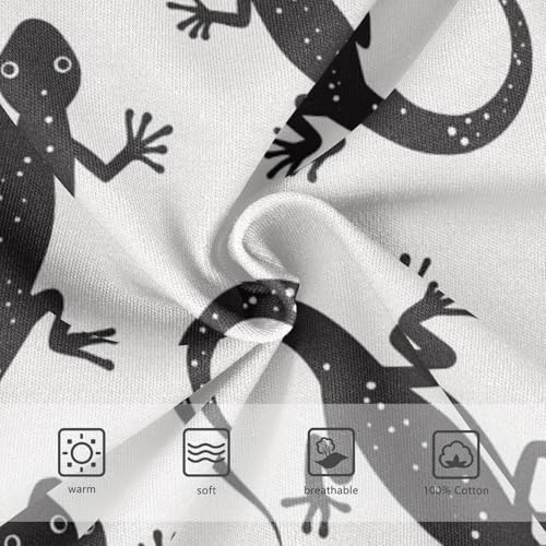 Wusikd Black Gecko Boys' Underwear Cotton Boys Briefs Soft Toddler Underwear 2T3