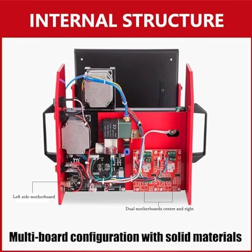 Pneumatic Dot Peen Marking Machine - Heavy-Duty Engraver for VIN Codes & Numbers on Large Metal Parts Like Car Chassis - Durable Pneumatic Marking Tool