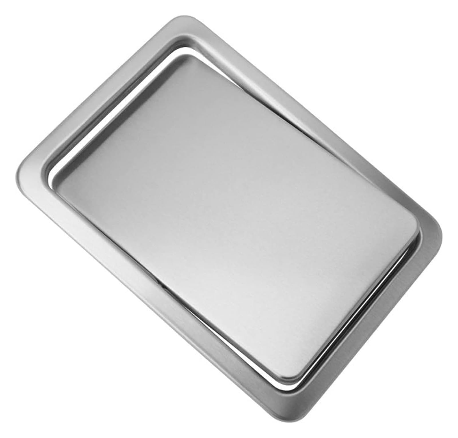 Built-in Countertop Trash Bin Lid， Waste Chute Bin Cover, 180 Degree Swivel Square Garbage Can lid