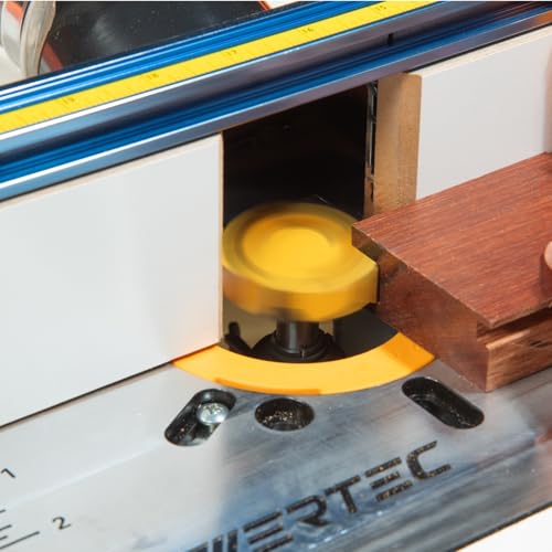 POWERTEC Slab Flattening Router Bit, CNC Router Bits, Surfacing Router Bit 1/4 Shank, 2" Diameter, 1/2" Cutting Depth, Router Planer Bit - Perfect for Spoilboard Surfacing, Wood Milling Planing 73056 - Image 7