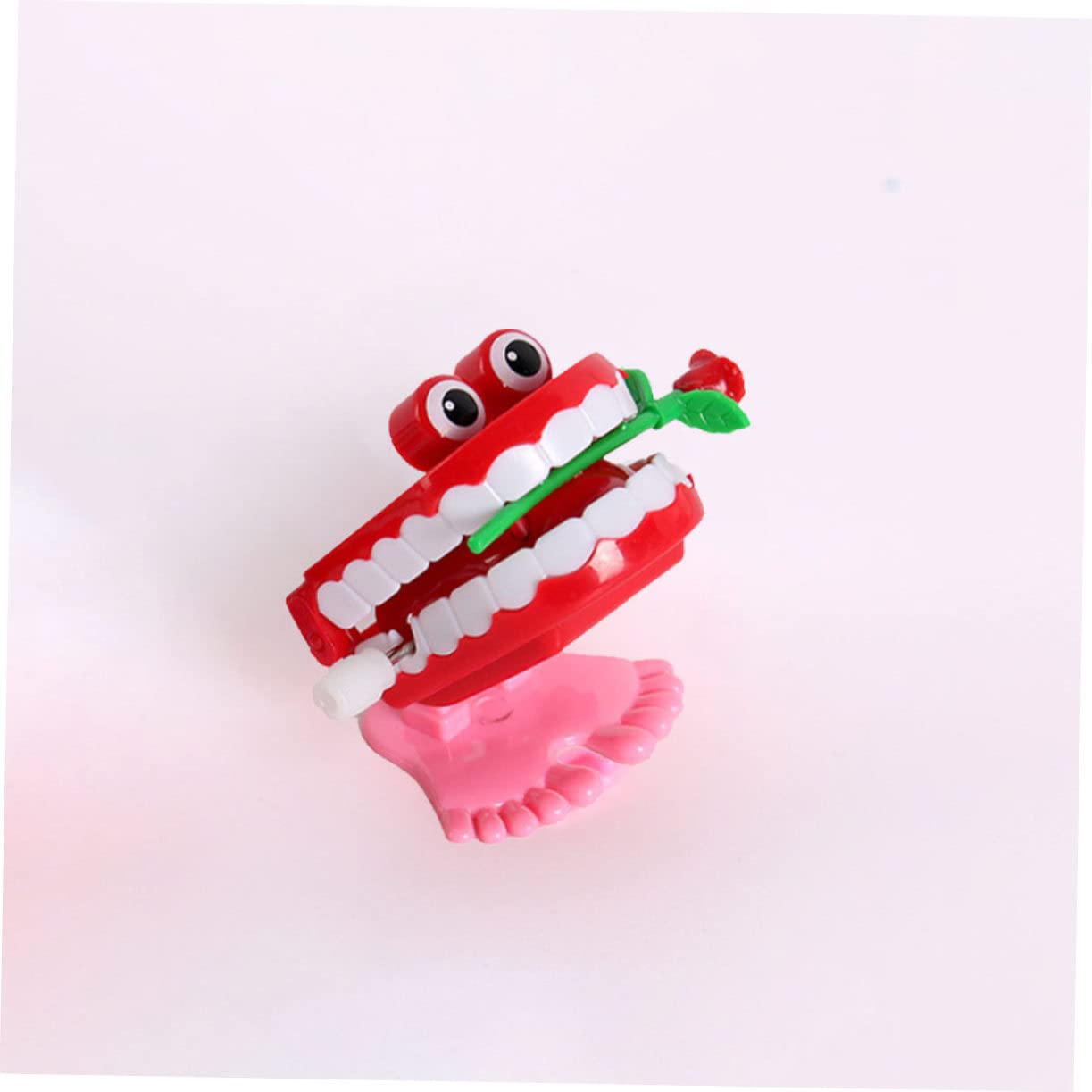 16 Giocattoli Dentiere Saltellanti Carica Orologeria in Plastica Ecologica per Scattante e Rumoroso Divertente Gadget per Ragazzi e Ragazze