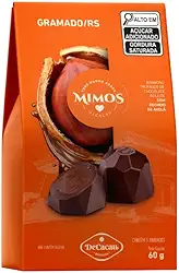 Mimos DeCacau - 2 caixas bombom trufado 60g cada - Sem Glúten | Chocolate Gramado | Seguro Celíacos (Avelã)