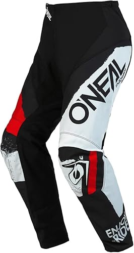 Miniatura 6 de MX Outfit O'Neal Element Shocker NegroRojo Hombres (W34L) Pantalones de protección Jersey motocross Dirt Bike Bundle Combo