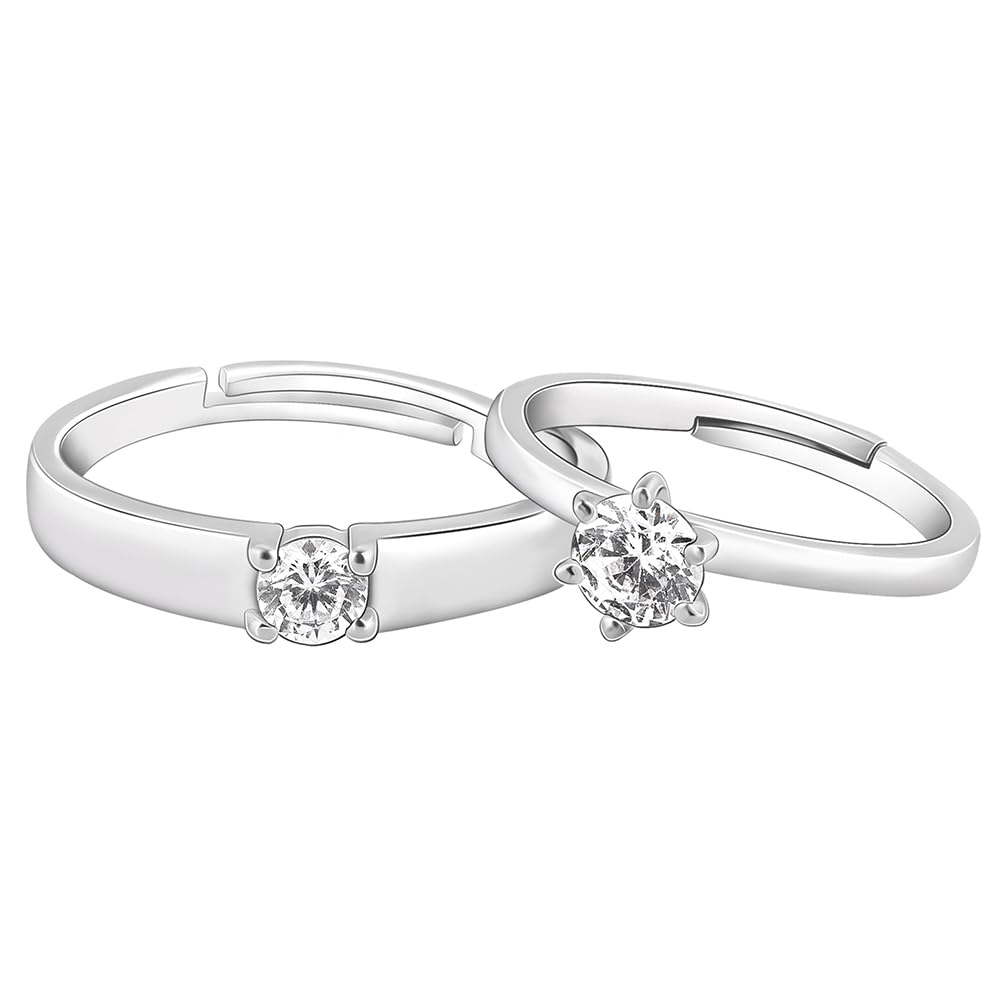 GIVA 925 Silver Anushka Sharma Minimal Couple Rings, Adjustable | Promise Rings for Men and Women | With Certificate of Authenticity and 925 Stamp | 6 Month Warranty* (B09441YGFN) Amazon Price History, Amazon Price Tracker