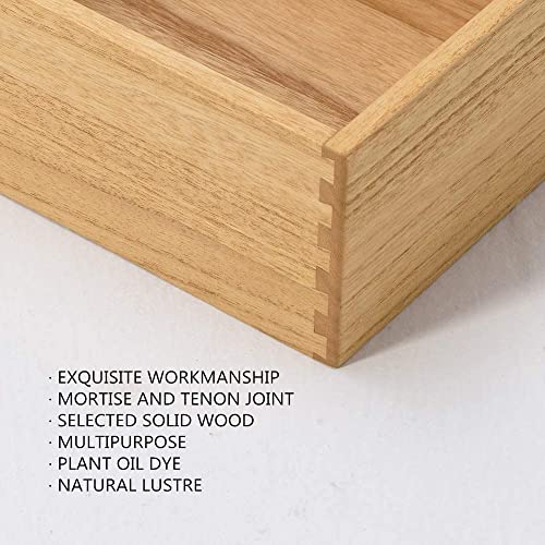 KIRIGEN Wood Storage Box with Lid Decorative Boxes for Crafts Sewing, Keepsake, Memory - Image 2