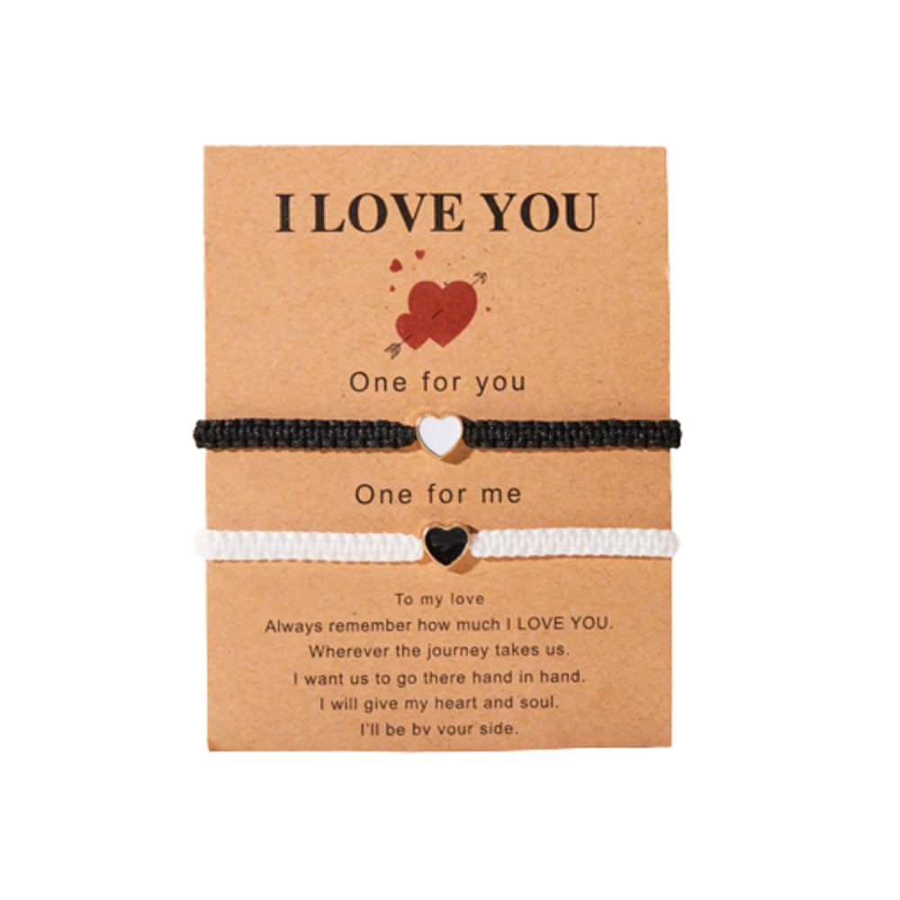 See full amazon price history chart for Fuqimanman2020 Colorful Heart Love Pendant Matching Bracelets Set for Couples 2 Pcs Handmade Adjustable Woven Rope Braided Bracelets For Unisex Adult for Friendships Valentines Day BBF Long Distance Fuqimanman2020 Colorful Heart Love Pendant Matching Bracelets Set for Couples 2 Pcs Handmade Adjustable Woven Rope Braided Bracelets For Unisex Adult for Friendships Valentines Day BBF Long Distance (B0CNK2VHPN) Amazon Price History, Amazon Price Tracker