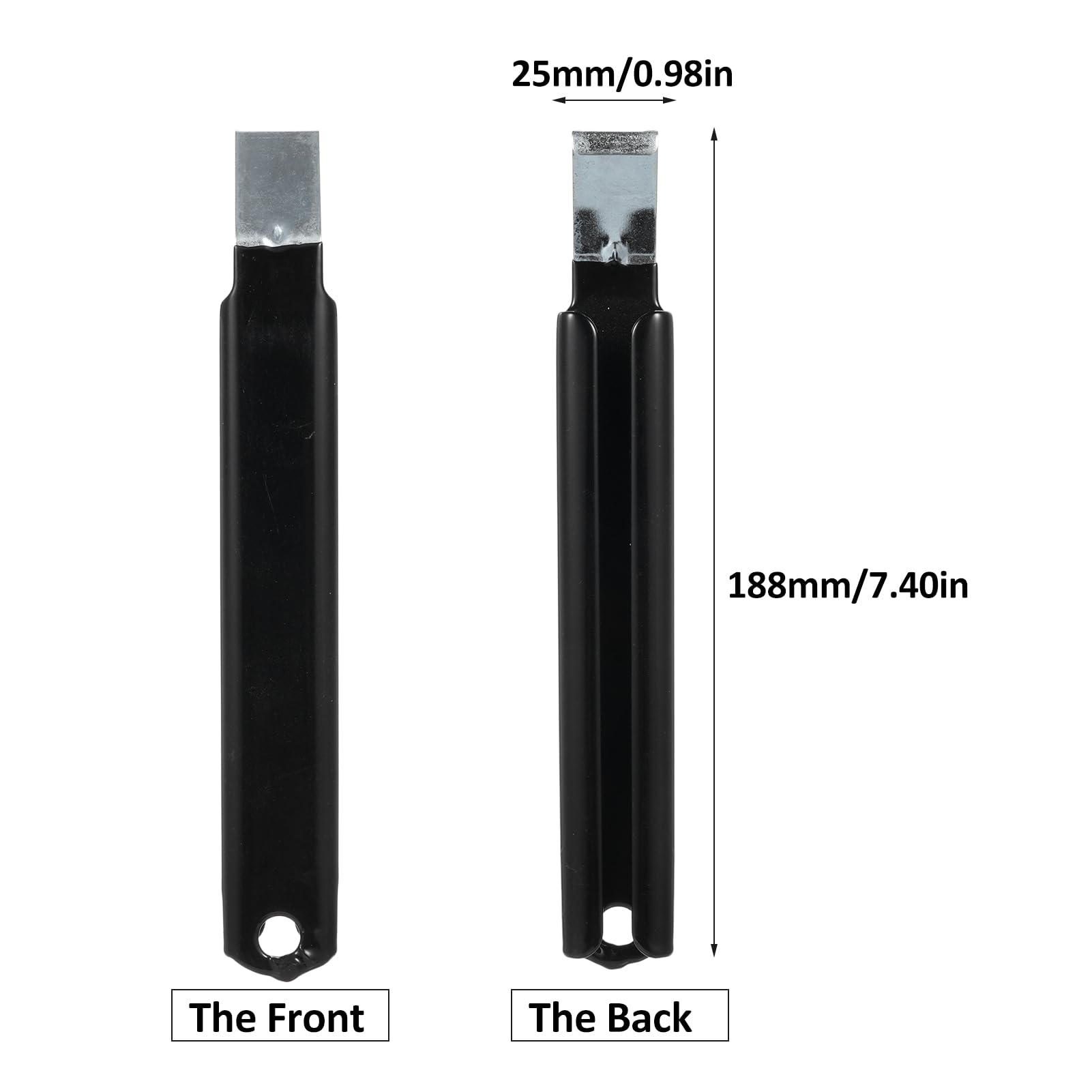 HUIOP Paquet de 2 outils de retrait de revêtement en vinyle pour l'installation et la réparation Poignée antidérapante extra longue Retrait facile des revêtements en vinyle sans endommager le revêteme