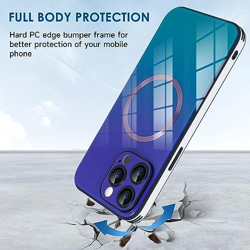 Coque iPhone 15 Pro Max MagSafe anti-rayures violette avec protège objectif - 2