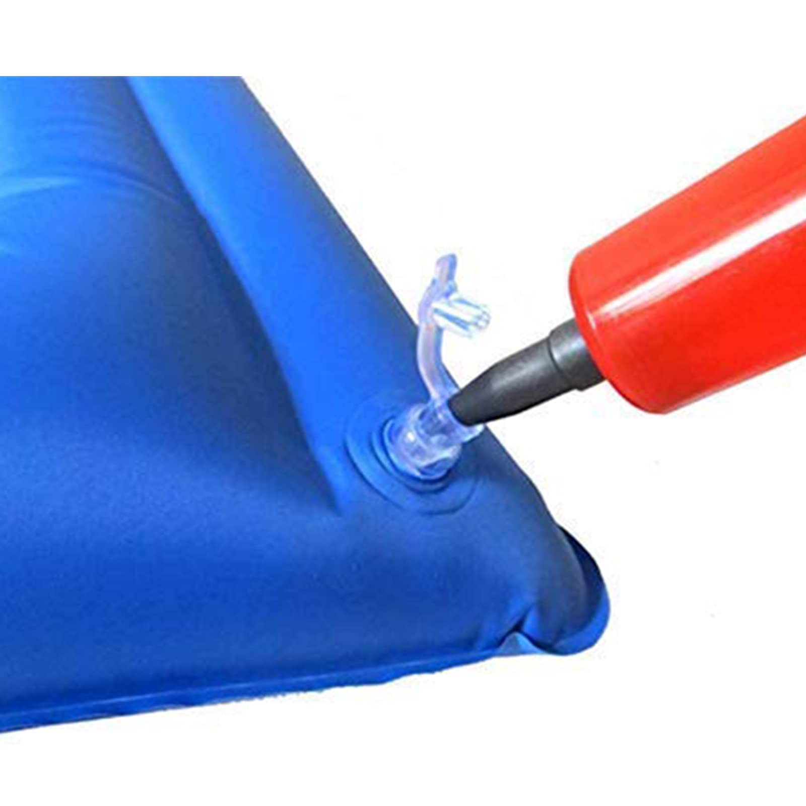 NEFSO Cojín de Aire antiescaras para Pacientes con Orificio: Almohada de Aire Inflable para Silla de Ruedas, hemorroides, Embarazo, Alivio del Dolor de coxis y enfermería en la Cama, Azul (Azul)