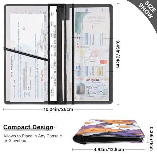 Porta Documentos de Cuero para Auto miniatura 3