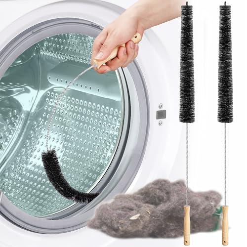 Dryer Vent Cleaner Kit Clothes Dryer Lint Brush Vent Trap Cleaner Home Essentials - 30' Extra Long...