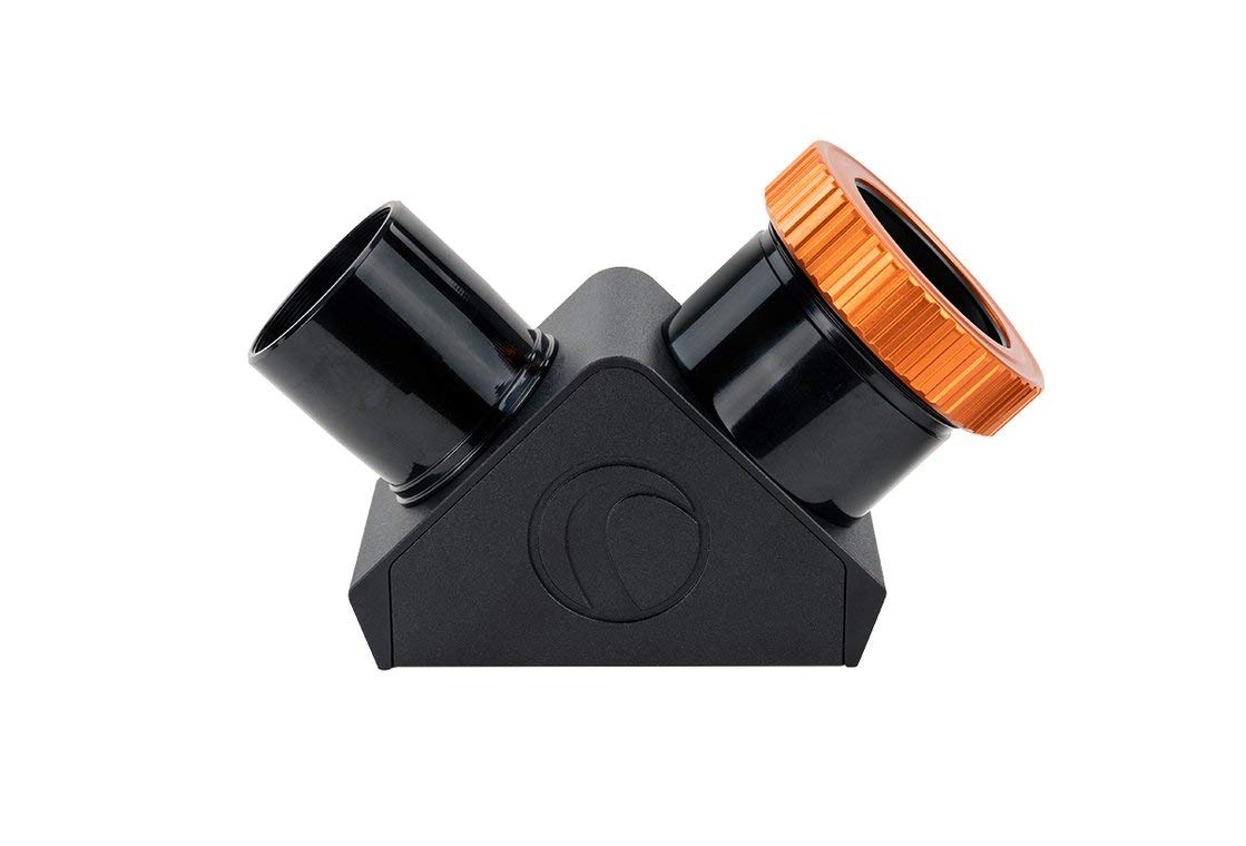 Celestron 93571 Dielectric Star Diagonal 1.25" with Twist Lock Black/Orange, 1.25" Dielectric Mirror Diagonal, Twist-Lock - Image 4