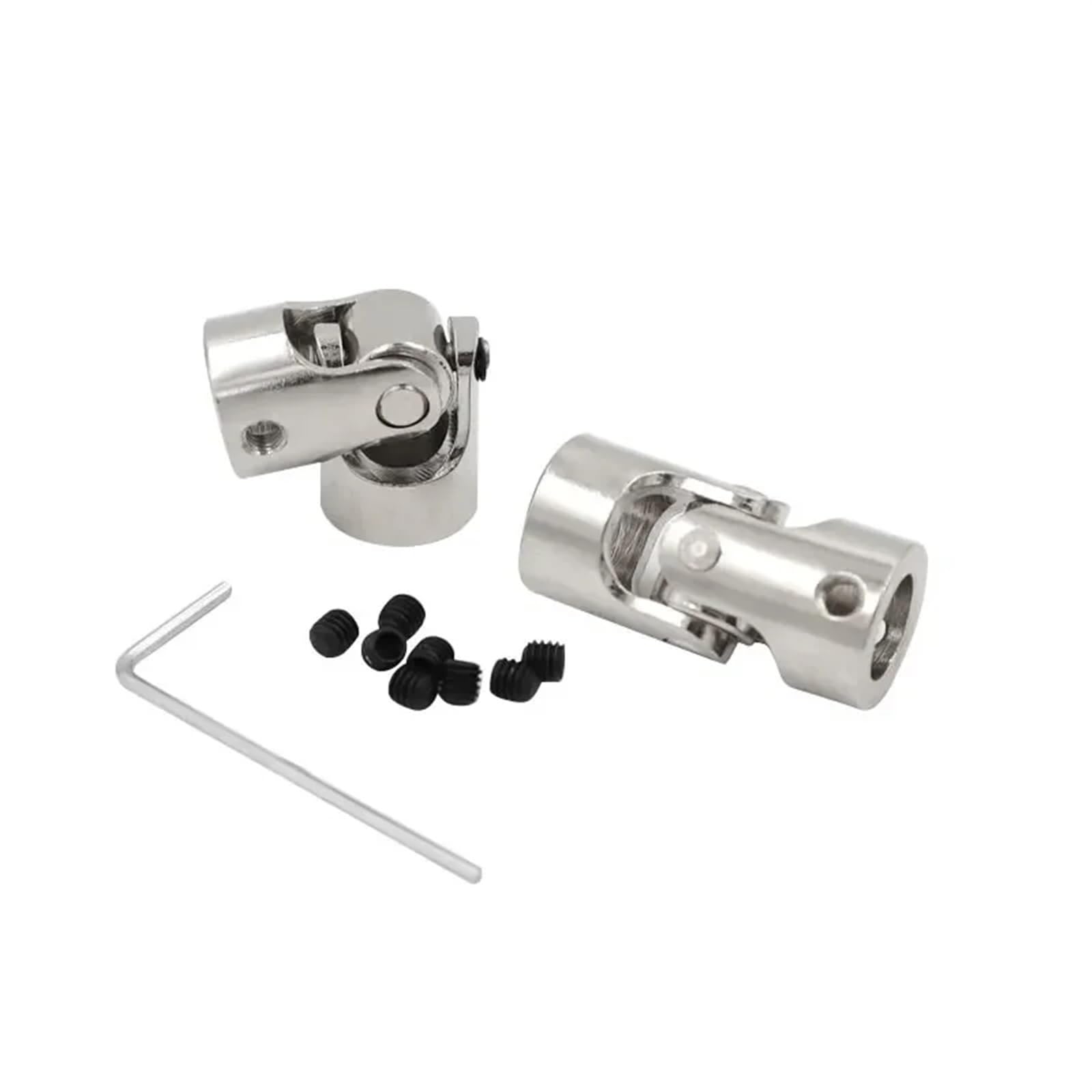 2/3/3.17/4/5/6/6.35/8/10mm acoplador de eje de coche conector de Motor acoplamiento de junta Universal de Metal Rc barco coche junta cardán de Metal 1 Uds(2.3mm-3mm)