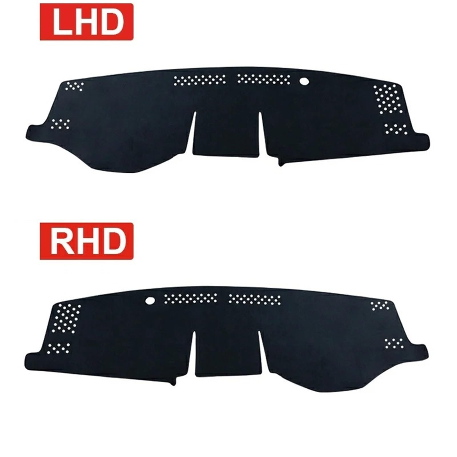 Cubierta Tablero Para Toyota Para RAV4 2019-2024 Para RAV 4 XA50 Auto Híbrido Alfombrilla Tablero Parasol Cubierta Escritorio Instrumentos Cubierta Salpicadero(B Black LHD)