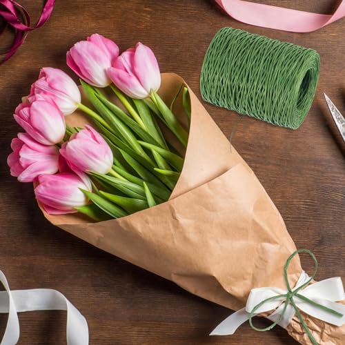 200M Filo di Ferro per Fioristi Verde Diametro