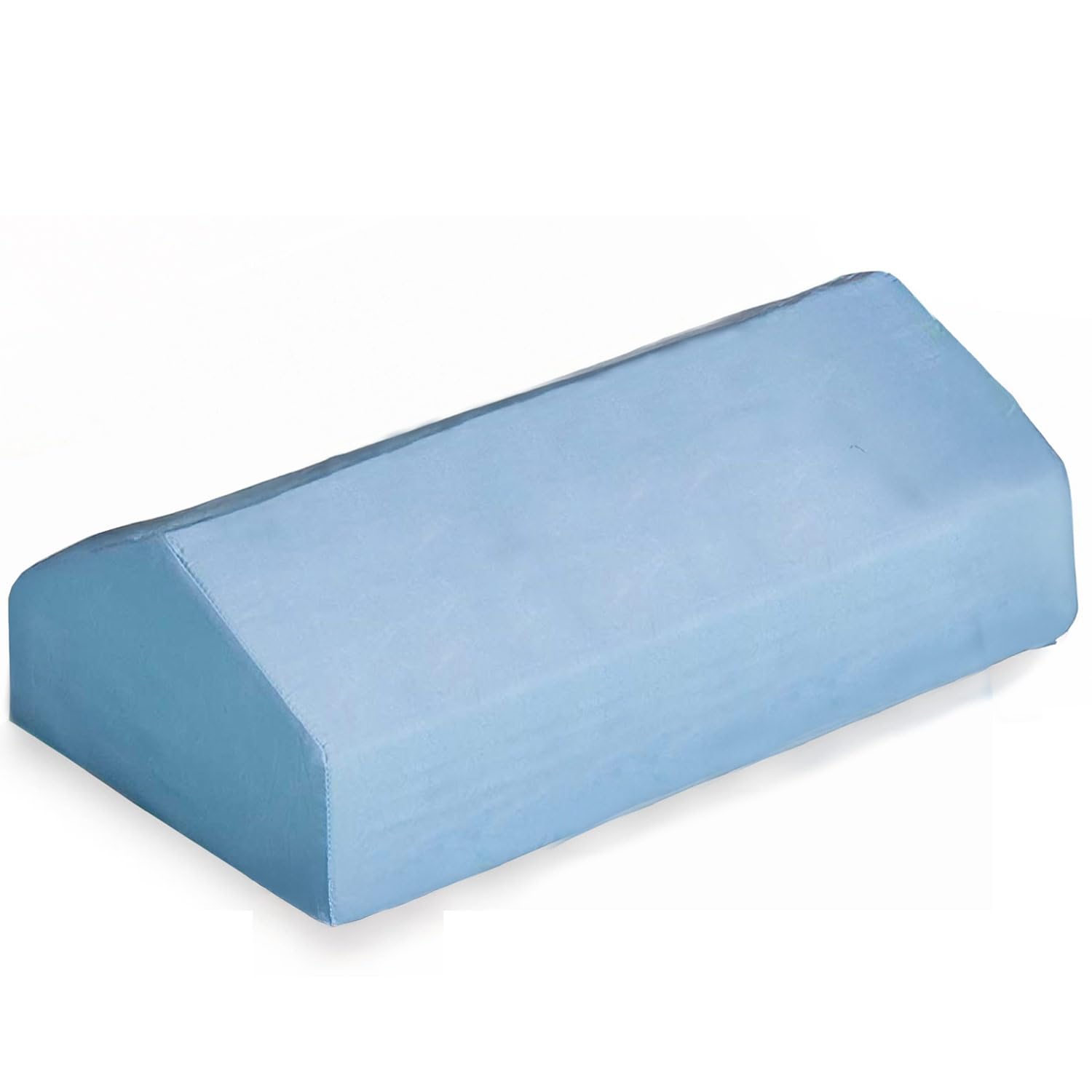 DMI Leg Elevation Bolster Pillow for Ankle and Knee Support, Leg Elevation, Back, Lumbar and Neck Pain Relief, 30 Degree Angle, 28 x 10 x 7 inches, Blue