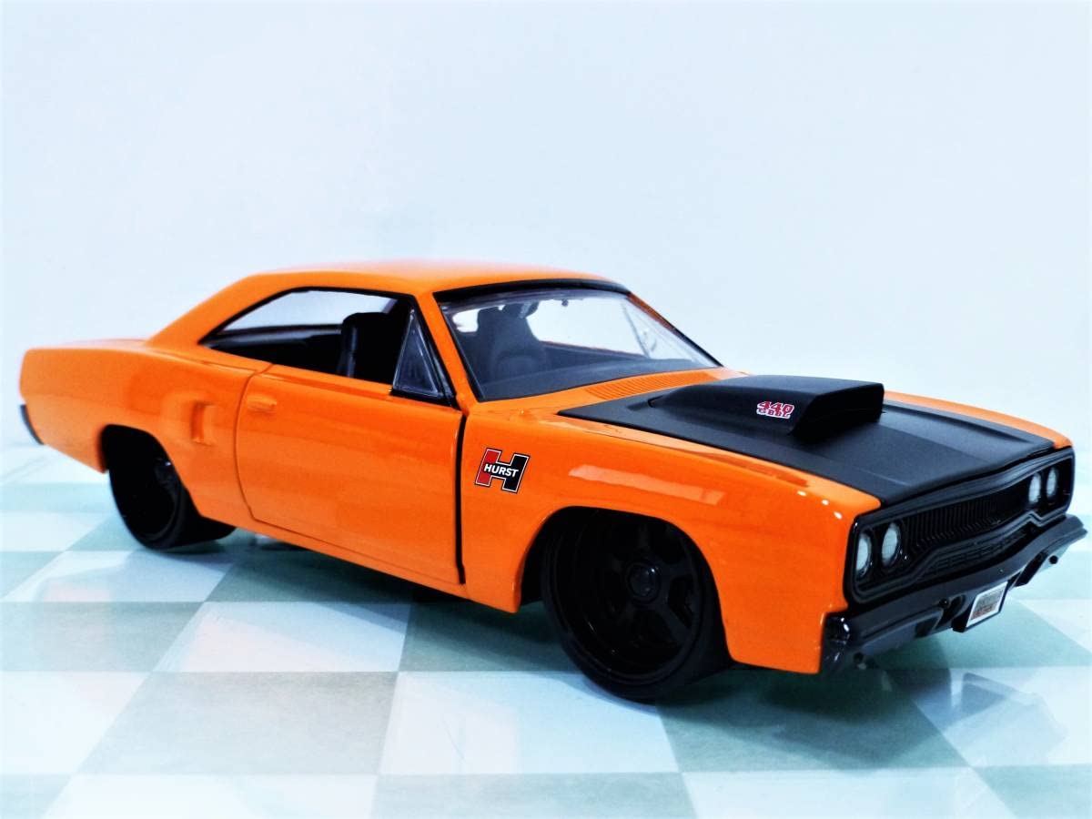 Amazon.co.jp: JADA TOYS 1/24 1970 PLYMOUTH ROAD RUNNER ORANGE