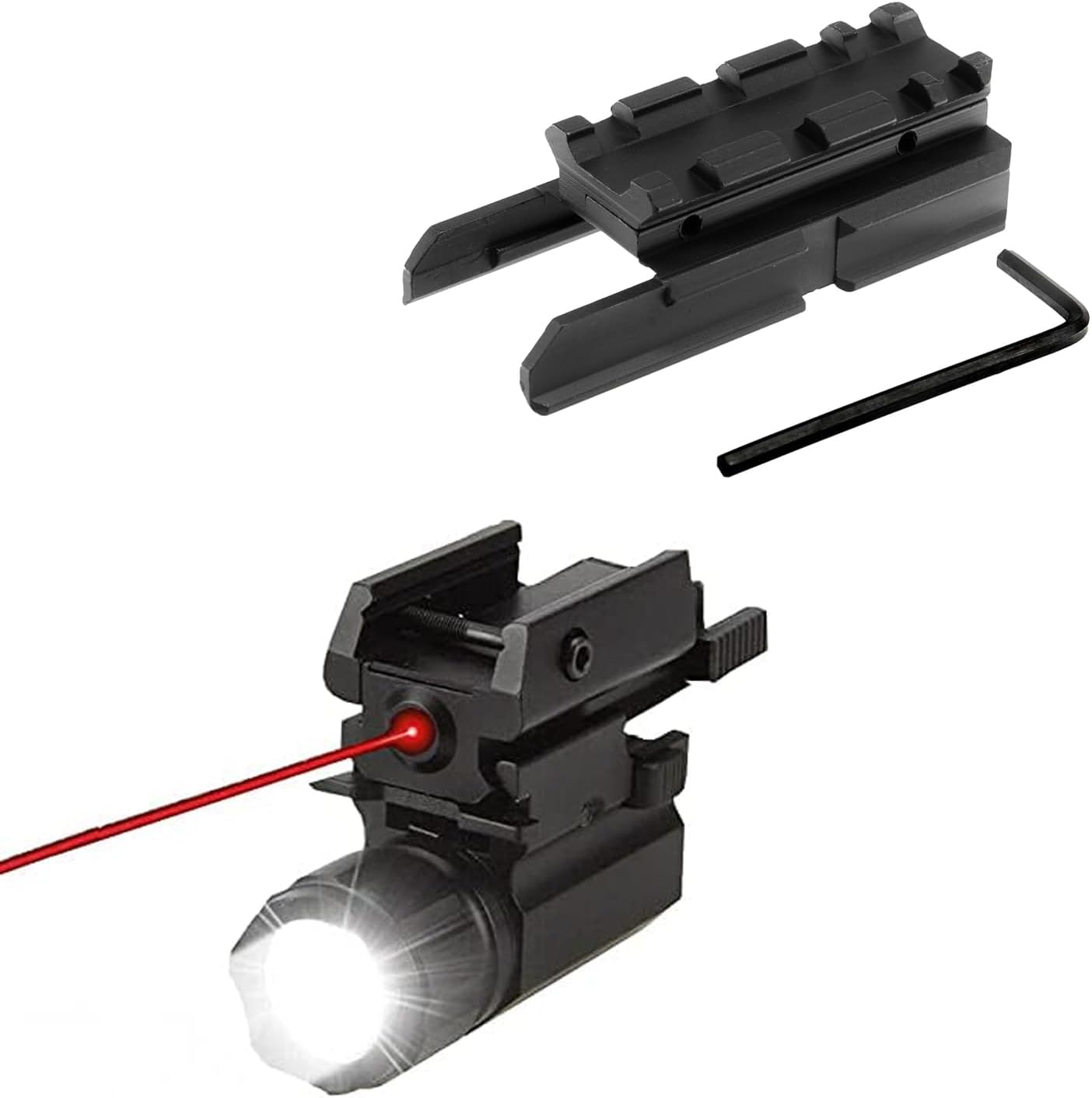 Gotical Heckler & Koch HK USP Compact Pistol Handgun Mount Weaver Picatinny Rail Adapter for Scope, Sights, Lasers, Lights & Accessories