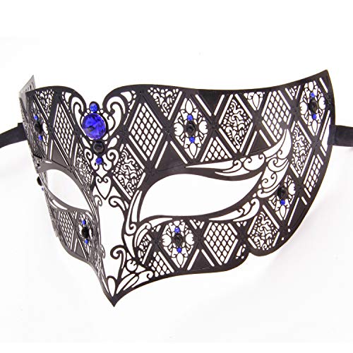 Image of Coddsmz Couples Venetian Masquerade Mask Set Luxury Style Princess Party Mask for Couples Women and Men Mardi Gras Masks