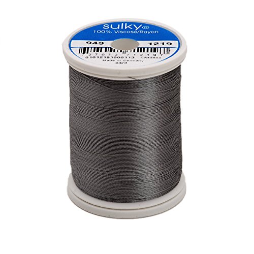 Hilo Rayon Sulky Of America 850 yd Gris miniatura 1