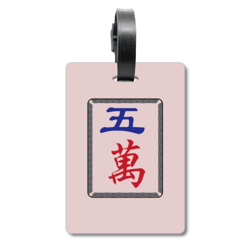 Étiquette de valise Mahjong voyage accessoire identification bagage - 5