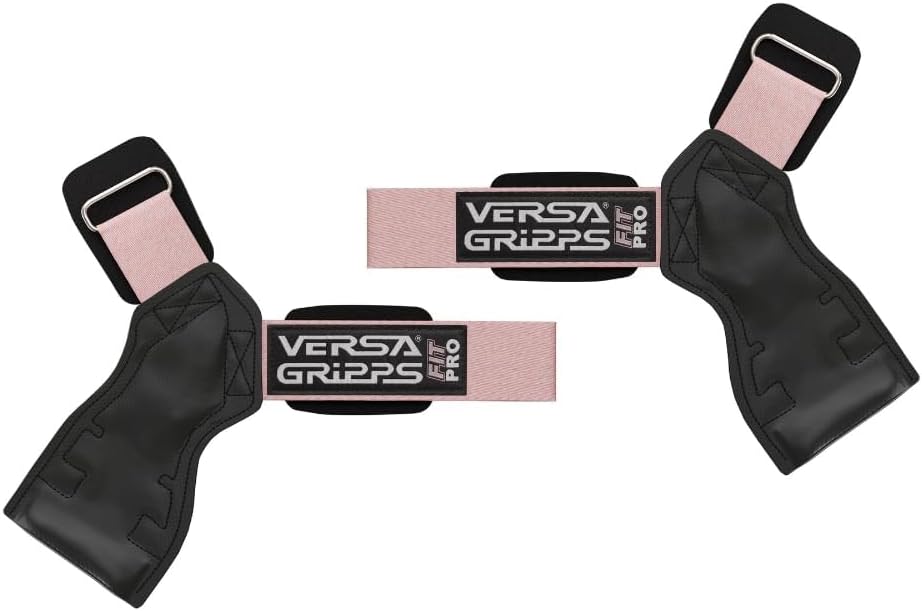 Versa Gripps® Fit Pro, Made in the USA, Wrist Straps for Female Athlete, the Best Training Accessory, Peach Bellini, XS