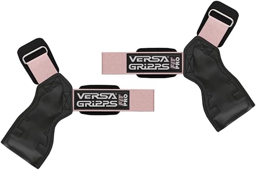 Miniatura 12 de Versa Gripps® Fit Pro, hecho en EE. UU., correas de muñeca para atleta femenina, el mejor accesorio de entrenamiento Lila,Azul (Blue