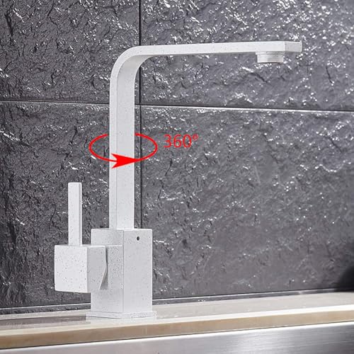 Mitigeur de cuisine et robinet de lavabo rotatif à levier unique
