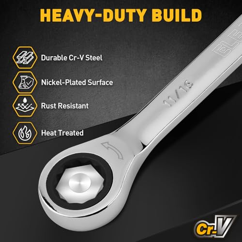 ELEAD 24-Piece Ratcheting Wrench Set