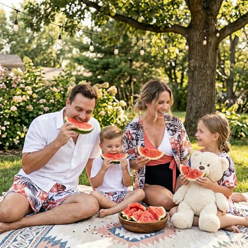 Image of IFFEI Mommy and Me Swimsuits Family Matching Bathing Suits with Cover Up
