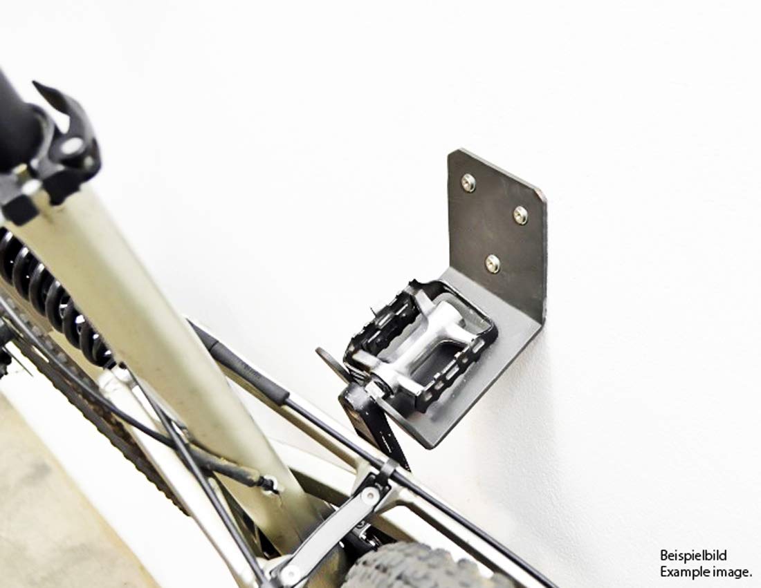 RICOO Bike Wall Mounts ZF01 Pedal Hanger Holder Bicycle Storage Hook Bracket Rack/Silver - Image 2