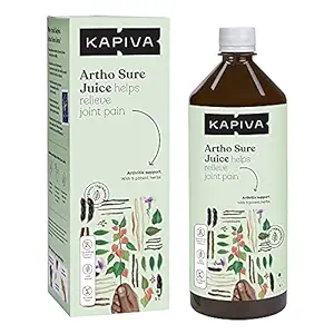 Kapiva Ayurveda Artho Sure Juice, 1L | Joint Pain Relief | Ashwagandha, Rasna, Kutki, Guduchi and other herbs