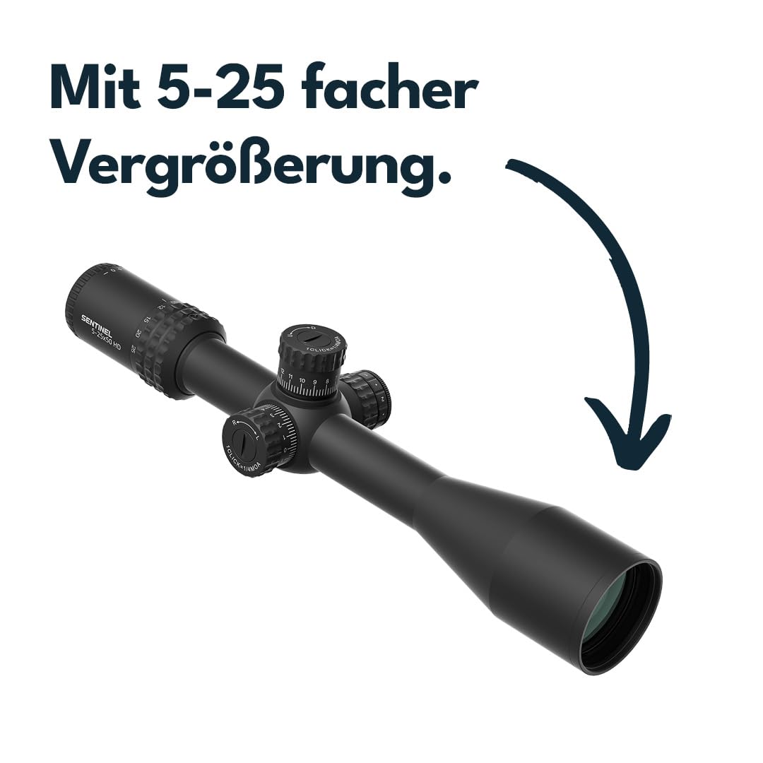 Vector Optics Sentinel 5-25x50 HD FFP Lunette de visée optique