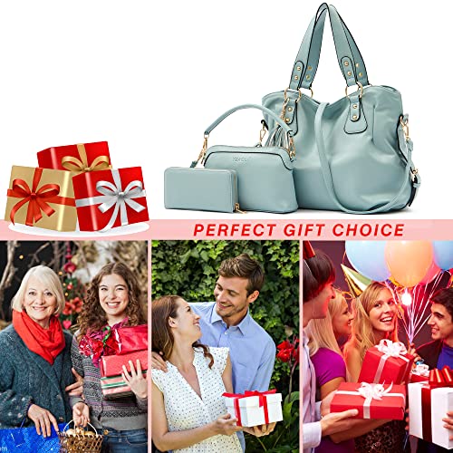 Image of Women Large Crossbody Bags Ladies Satchel Shoulder Handbags Purse and Wallet Set for Women Totes Hobo Purses