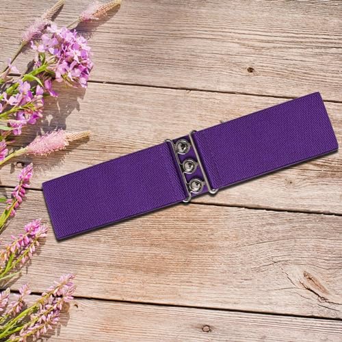 Women Elastic Waist Belt Dress Belt for Party Birthday Gift Festivals4