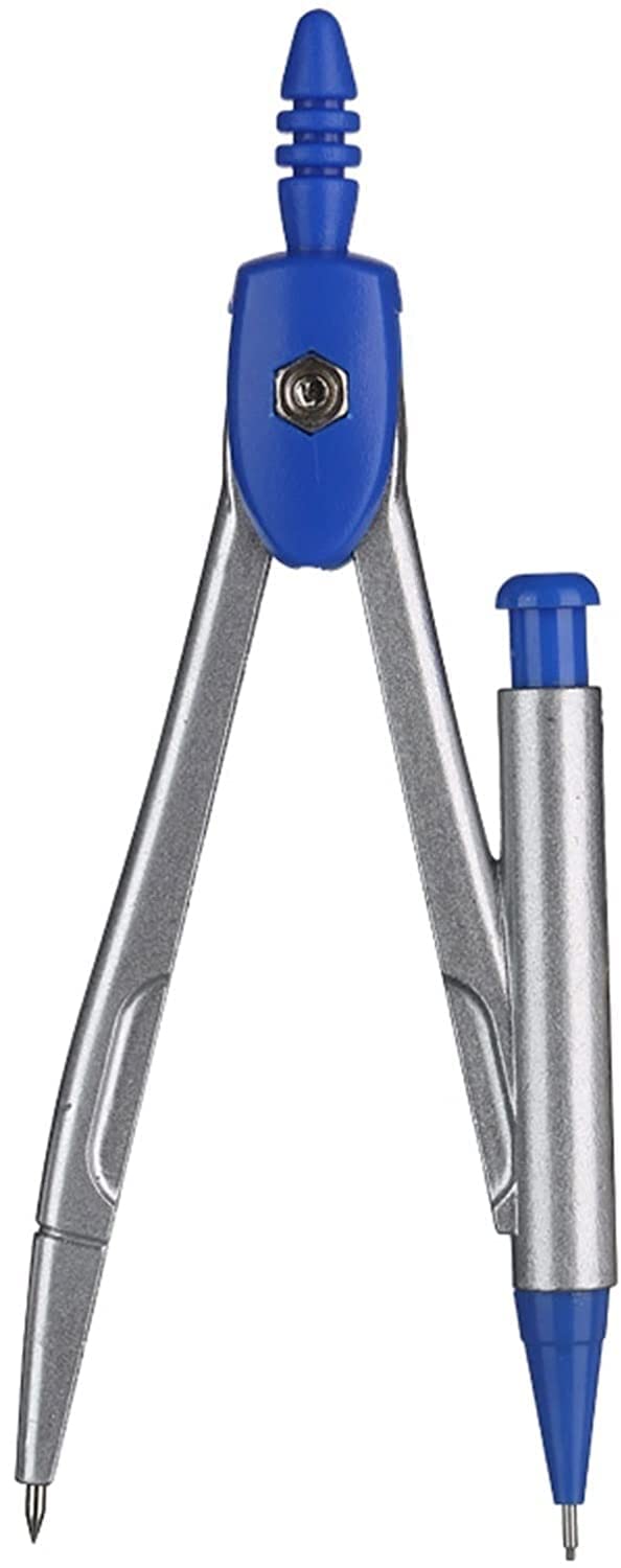 AKAZI Geometrie-Set Zirkel-Set Professioneller Zirkel für Geometrie mit extra Nachfüllminen Mathe-Zirkel Zeichenzirkel zum Zeichnen Zirkel und Winkelmesser