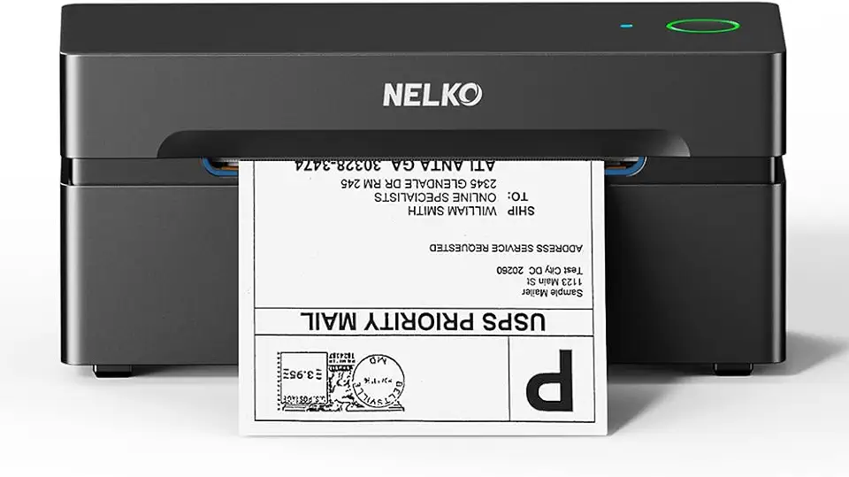 Impressora Térmica BT Sem Fio 4x6 para Etiquetas de Envio, Correios, E-commerce – Compatível Windows, Mac, Linux – Modelo PL8OE