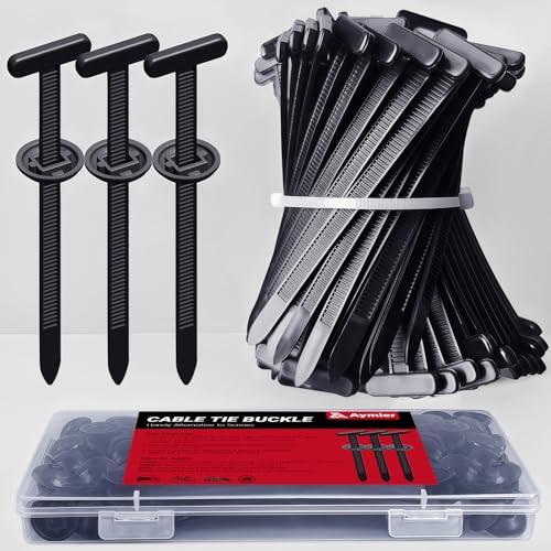 Upgraded Nylon Universal Cable Tie Buckle - Self-Locking Ultra-Du...