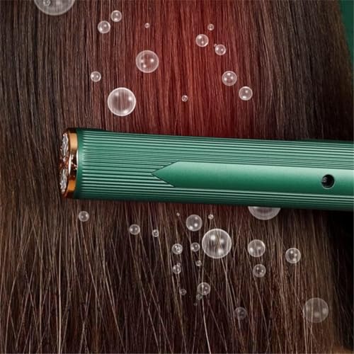 Plancha para el cabello 2 en 1 Hot Comb, plancha eléctrica y rizador de pelo, plancha alisadora miniatura 2