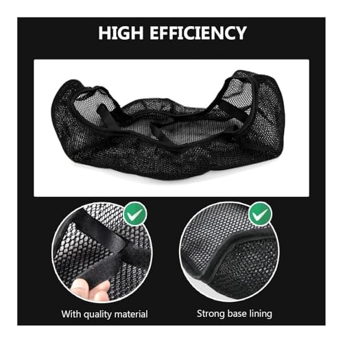 Funda de asiento para PCX 125 y PCX 150 de malla transpirable antideslizante 5