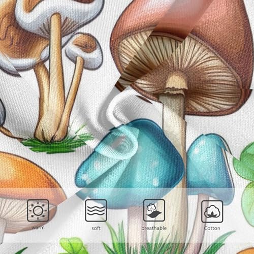 Print Toddler Underwear Floral 2t Cotton Panties Little Girl Colorful Mushrooms Briefs Undies Kids3