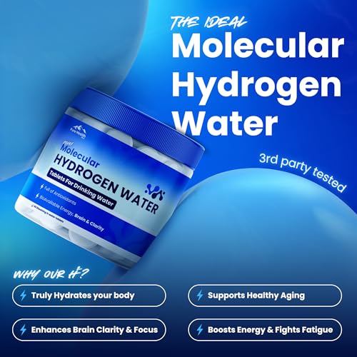 PHM Hydrogen Water Tablets for Drinking Water - H2 Molecular Tabs | Magnesium Pills, Electrolytes Hydration Supplement to Support Healthy Aging & Energy Boost | 90 Tablets, 3 Months Supply - Image 5